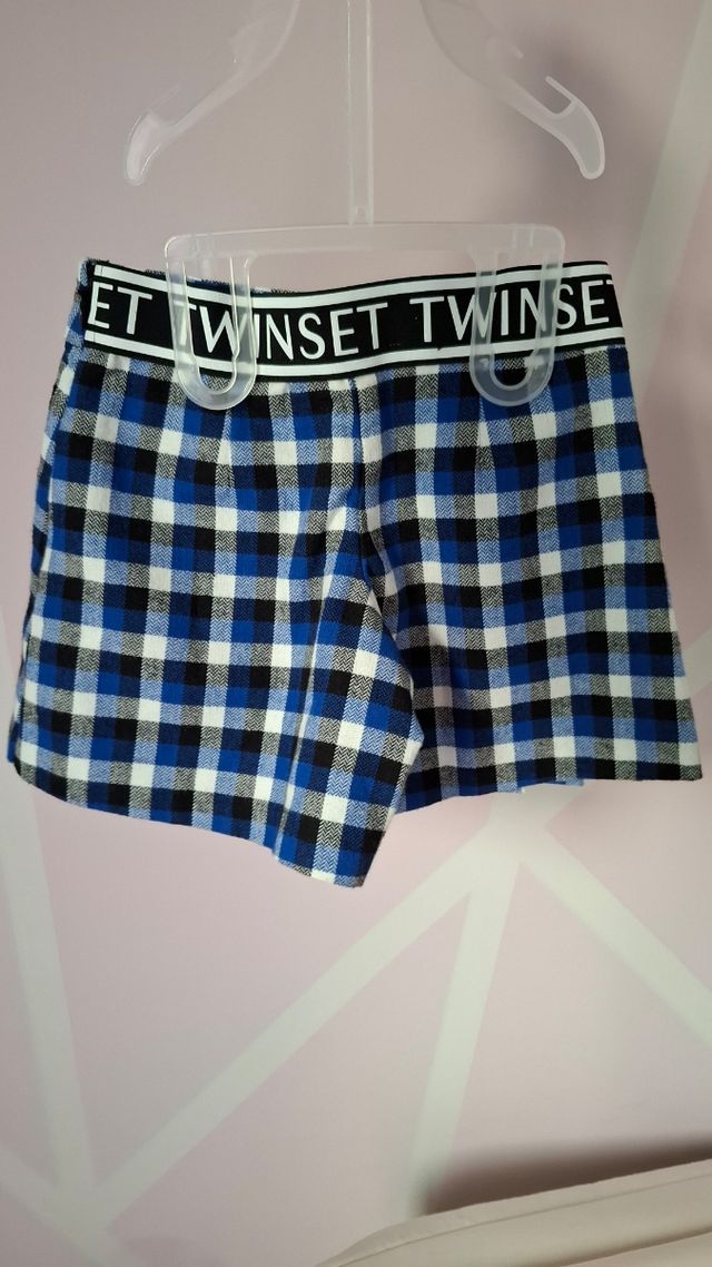 Shorts Twinset bambina 2 anni fantasia quadri