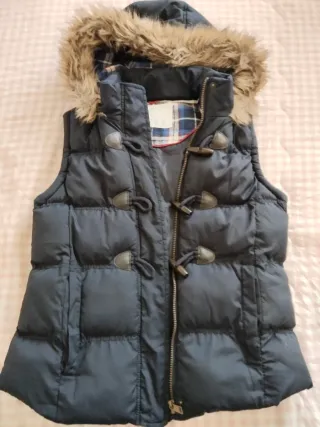 Abrigo niña Freestyle talla 15-26 años,chaleco 12
