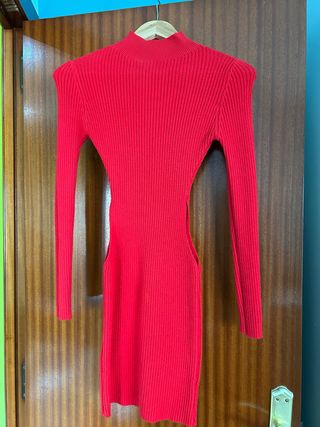 Vestido de invierno rojo