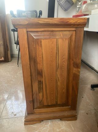 Conjunto Mesitas Noche y Armario de madera