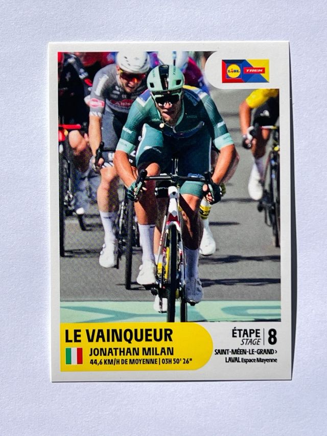 Cromo Jonathan Milan T8 Tour Francia 2025