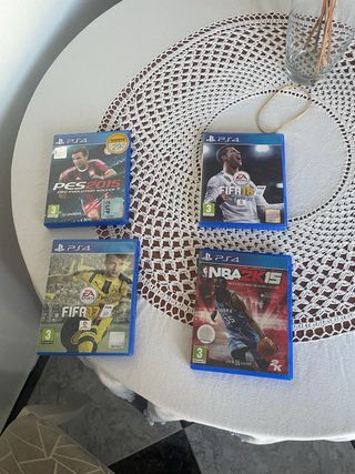 PS4 Juegos: FIFA 17, 18, NBA 2K15, PES 2015