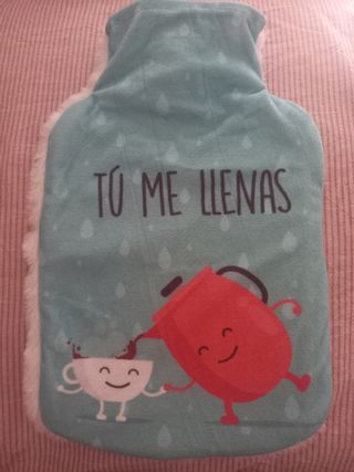 Bolsa de agua caliente con funda