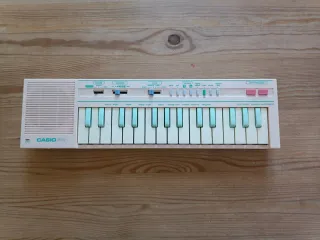 Casio PT-1 Teclado Rosa Pastel/Azul