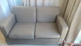 Sofá 2 plazas Ikea beige/gris