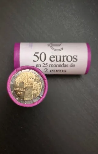 Moneda Conmemorativa 2€ España 2021 Toledo 