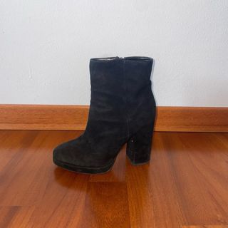 Stivaletti neri tacco alto