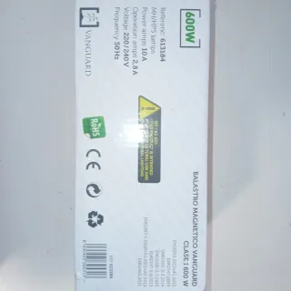 Balastro Magnético 600W HID
