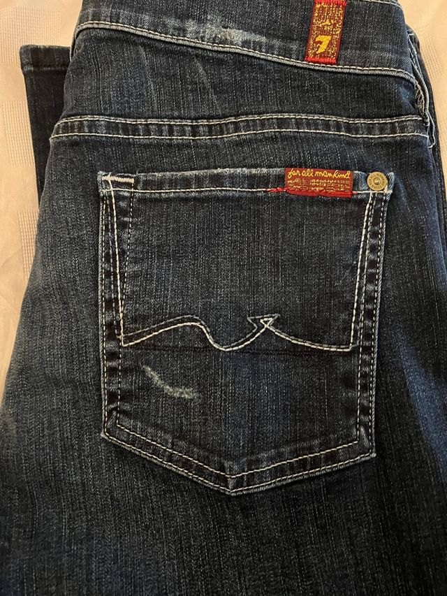 7 For All Mankind Vaqueros Bootcut Azules