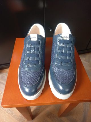 Zapatillas Callaghan Mujer Azul