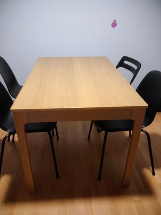 Mesa Comedor Extensible 120-180 IKEA Madera