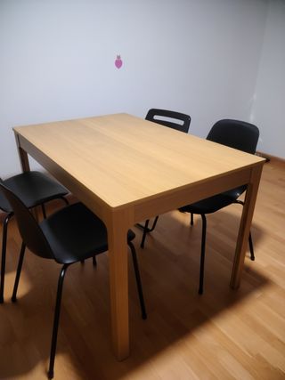 Mesa Comedor Extensible 120-180 IKEA Madera