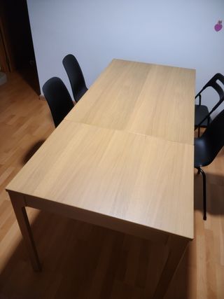 Mesa Comedor Extensible 120-180 IKEA Madera