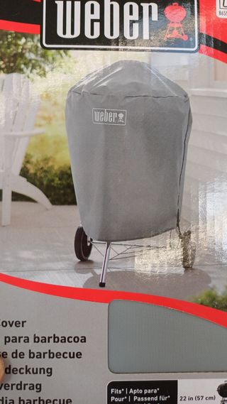 Funda barbacoa Weber gris. 