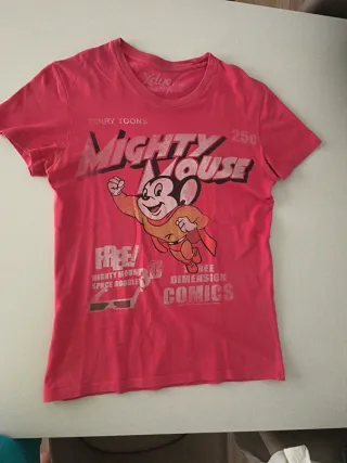 Camiseta Vintage Terry Toons Mighty Mouse