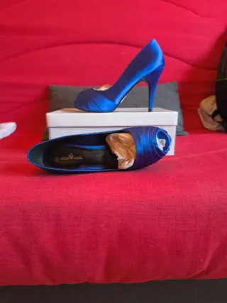 Zapatos de fiesta Rosa Azul,Talla 39