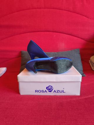 Zapatos de fiesta Rosa Azul,Talla 39