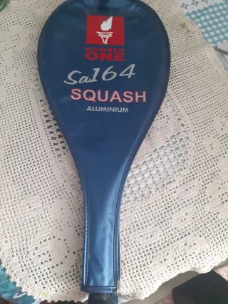 Raqueta de Squash Aluminio con Funda