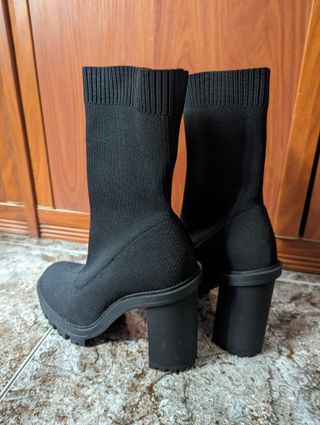 Botas altas ZARA negras