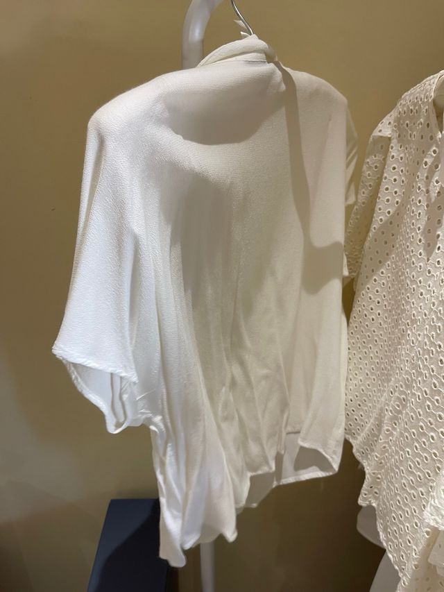 Camisa blanca manga corta