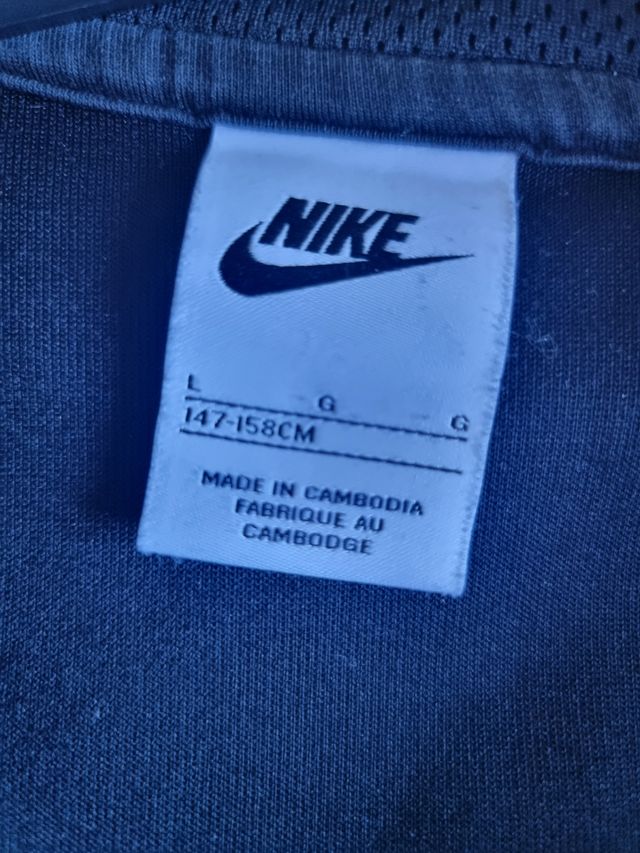 Sudadera Nike Infantil con Cremallera. Talla L