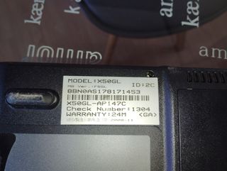 Portátil Asus Negro/Plateado