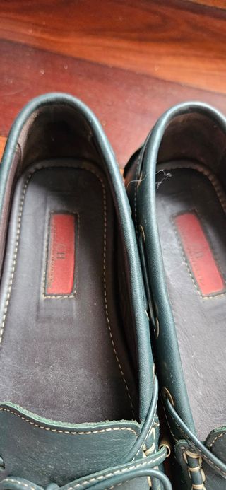 Mocasines Piel Carolina Herrera Verdes