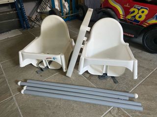 Trona IKEA blanca 2 unidades