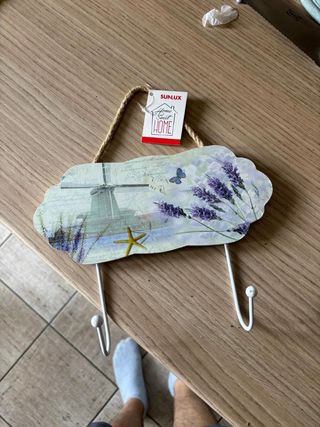 Appendiabiti Sunlux con stampa floreale e mulino