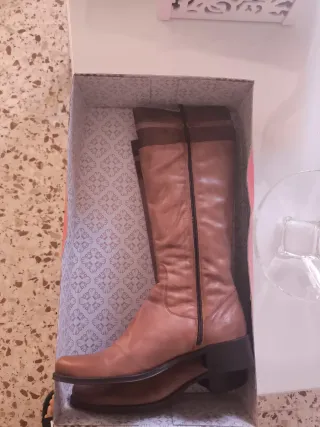 Botas de cuero mujer talla 40