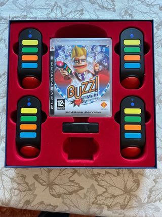 Buzz! El Multi Concurso PS3 + 4 Mandos