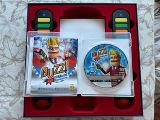 Buzz! El Multi Concurso PS3 + 4 Mandos