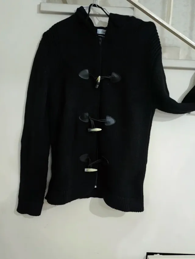 Maglione invernale uomo nero