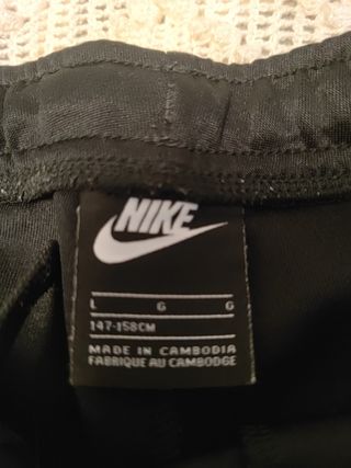 Pantalón chándal niño Nike negro