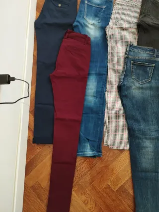 Pantalones rectos mujer talla XS 34