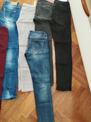 Pantalones rectos mujer talla XS 34