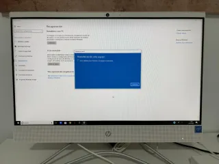 Ordenador HP Blanco Completo. Es todo en uno.