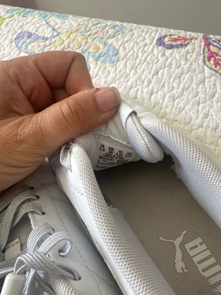 Tenis Puma Niña Blancos 35