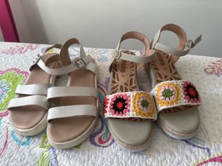 Lote Sandalias Niña Talla 35