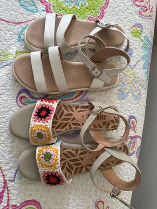 Lote Sandalias Niña Talla 35