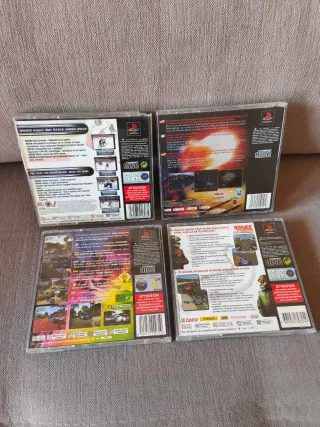 Lote 4 Juegos PS1: NHL 99, Spec Ops, V-Rally, Mona
