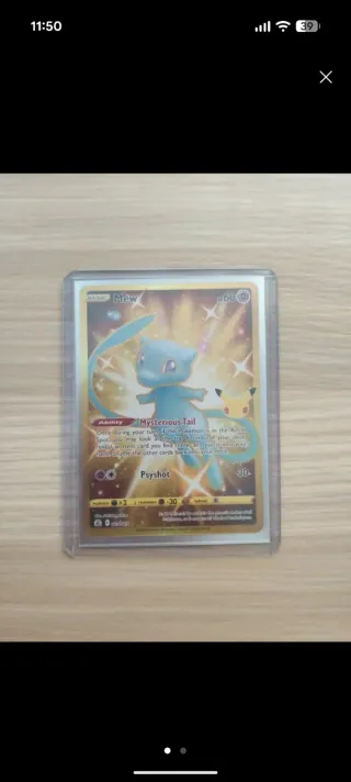 Mew Carta Pokémon 25/25 Inglés