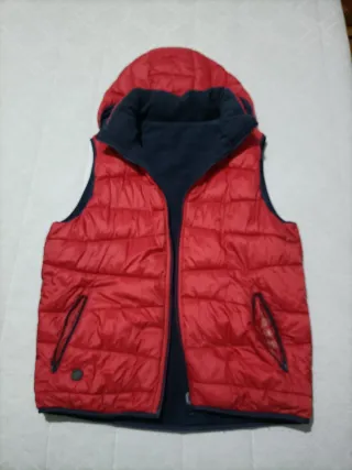 Chaleco acolchado capucha 