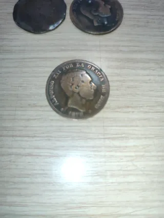 Moneda 10 céntimos 1878 Alfonso XII