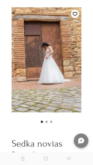 Vestido de novia Sedka Novias blanco