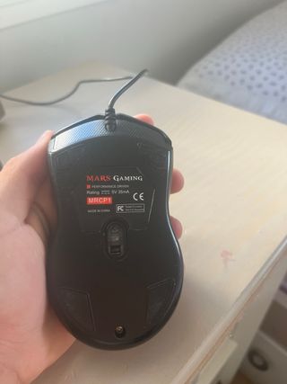 Ratón Mars Gaming Negro/Gris
