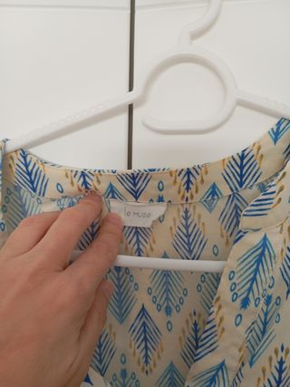 Blusa estampada mujer talla s