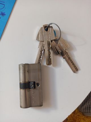 Bombín seguridad Tesa con 3 llaves