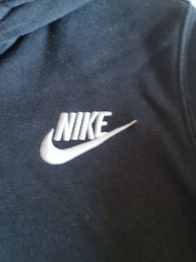 Sudadera con cremallera Nike Niño Negra