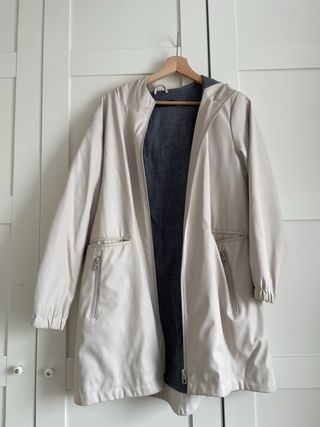 Gabardina Zara Beige/Gris